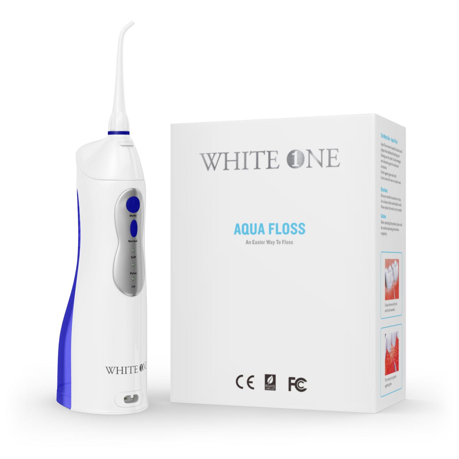 Elektrisk tandflosser från Aqua Floss (White One)